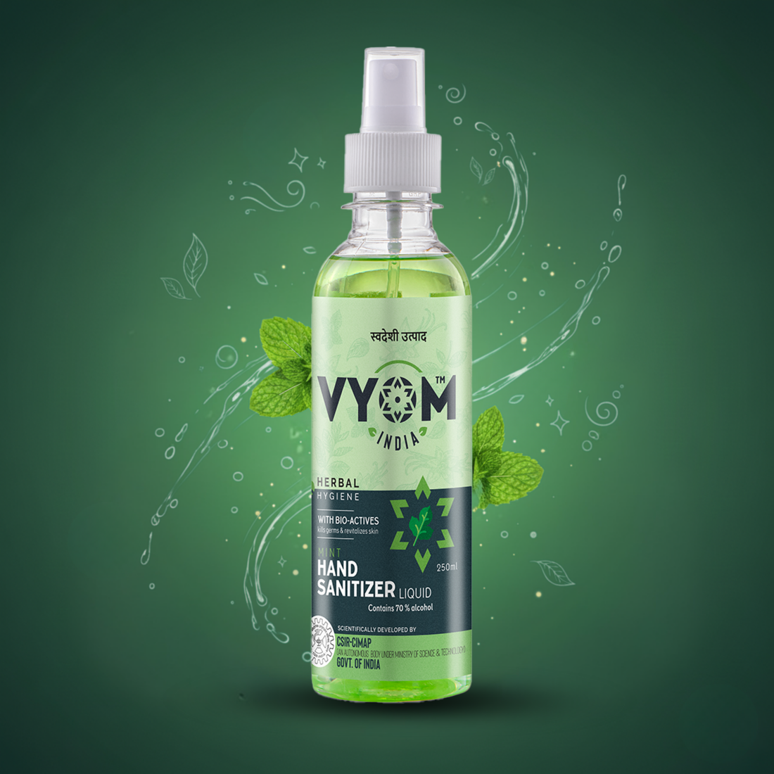 Herbal Hygiene Mint Liquid Sanitizer Spray