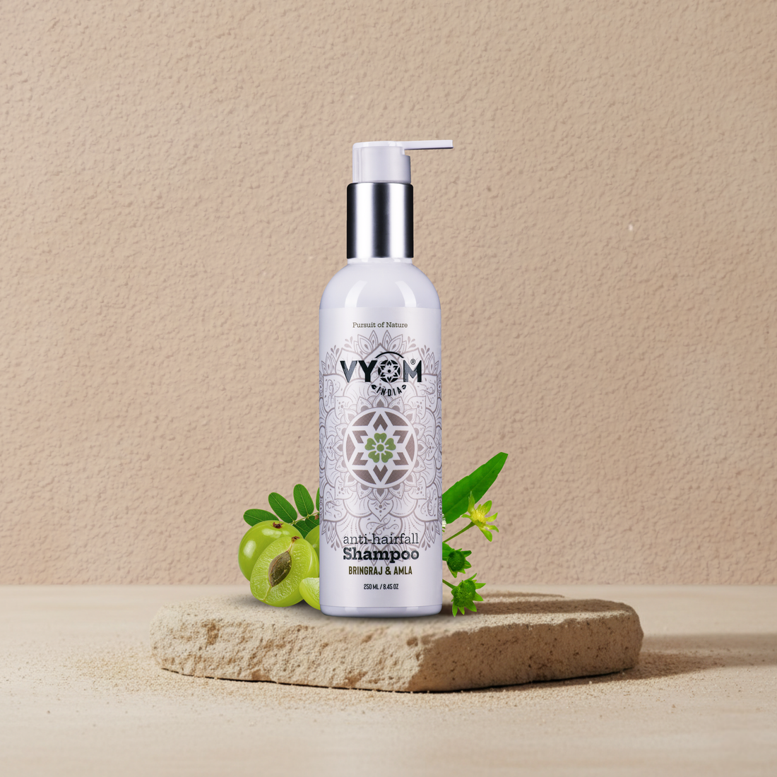 Anti‑Hairfall Bhringraj & Amla Shampoo with Reetha & Shikakai