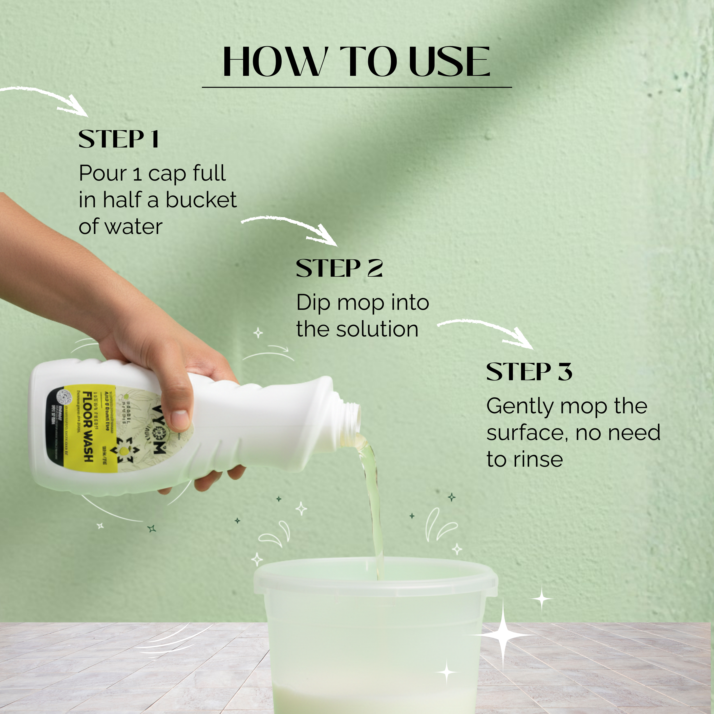 Lemon Floor Wash — Infused with Lemon Grass & Cedarwood Essential Oils