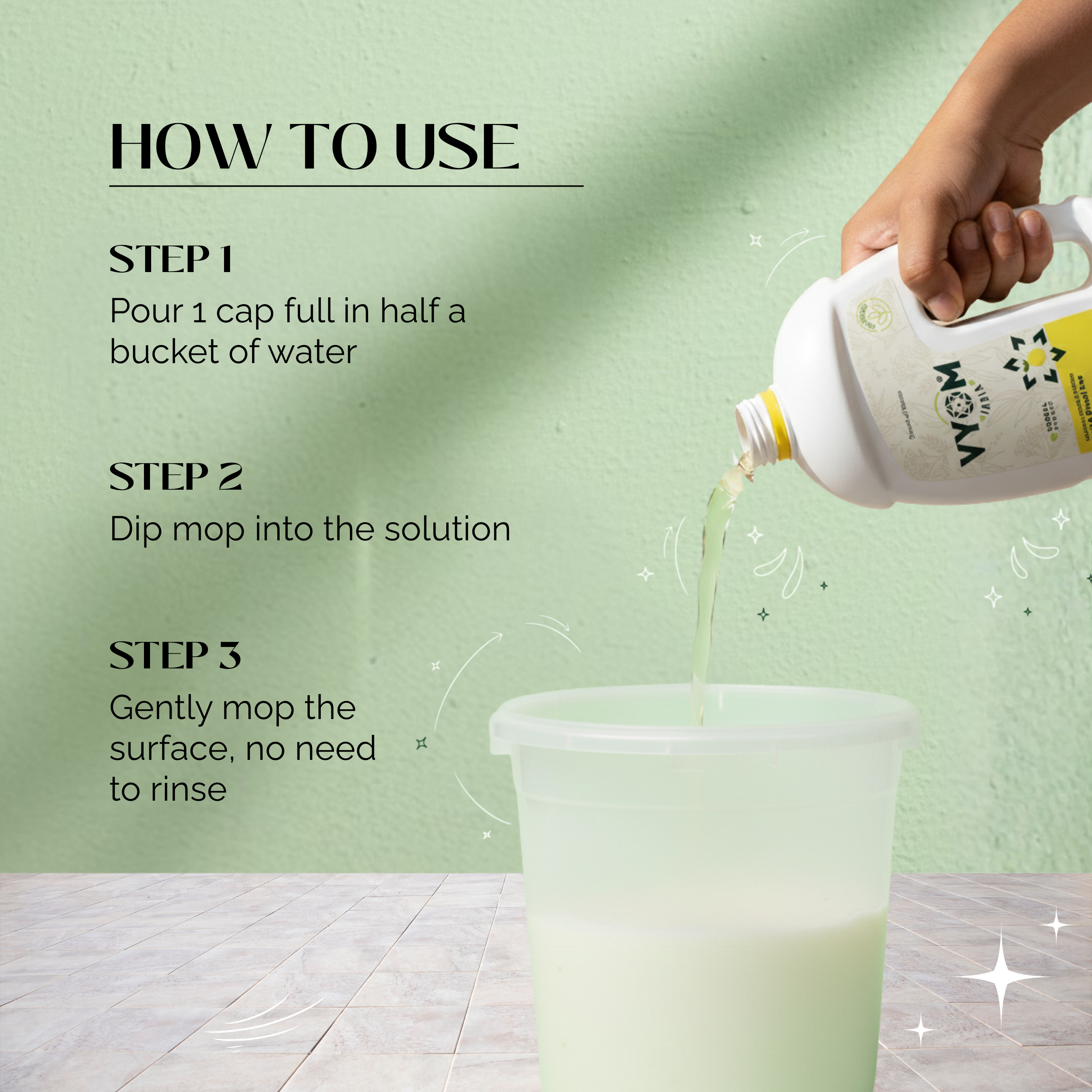 Lemon Floor Wash — Infused with Lemon Grass & Cedarwood Essential Oils