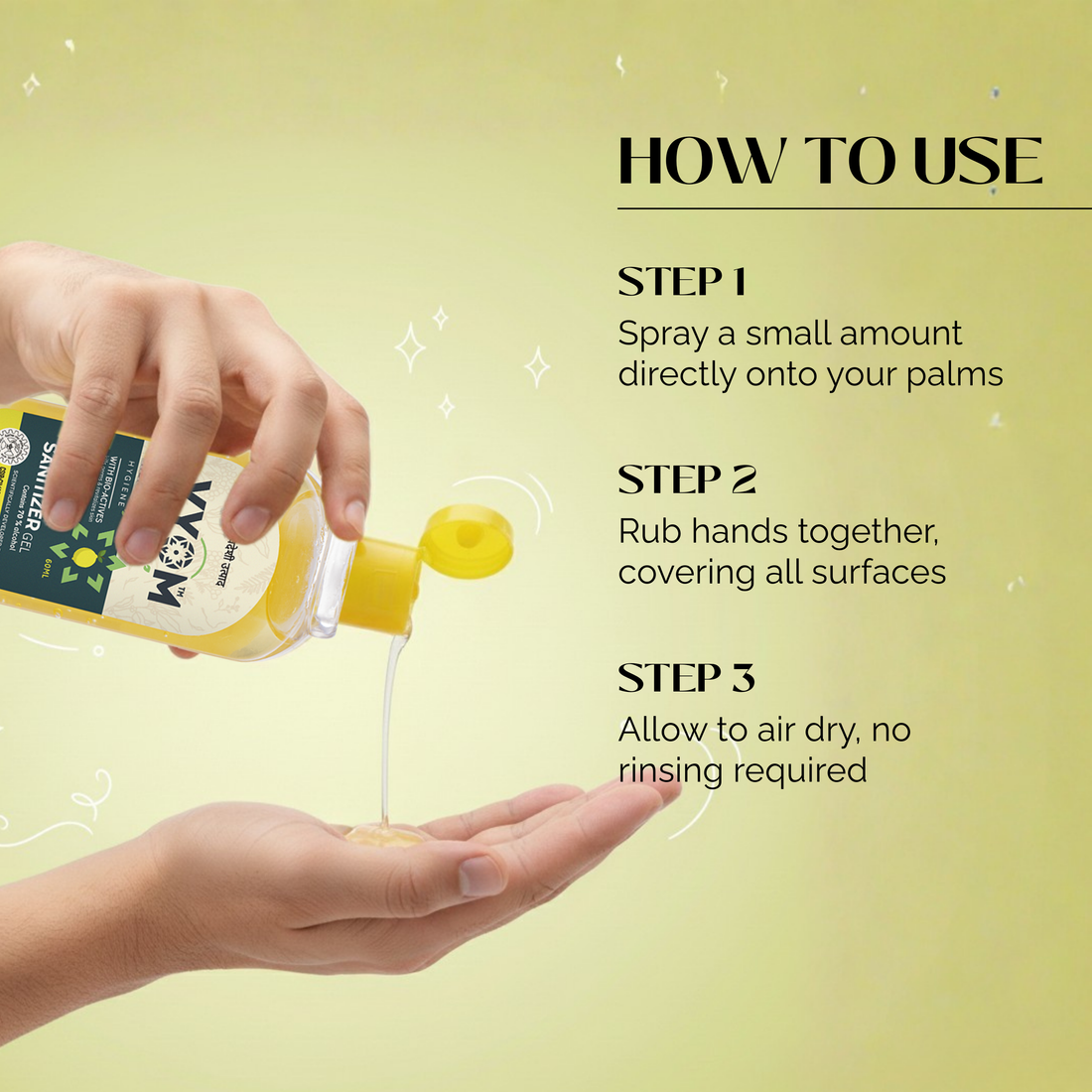 Gel Hand Sanitizer— 70% Alcohol Based