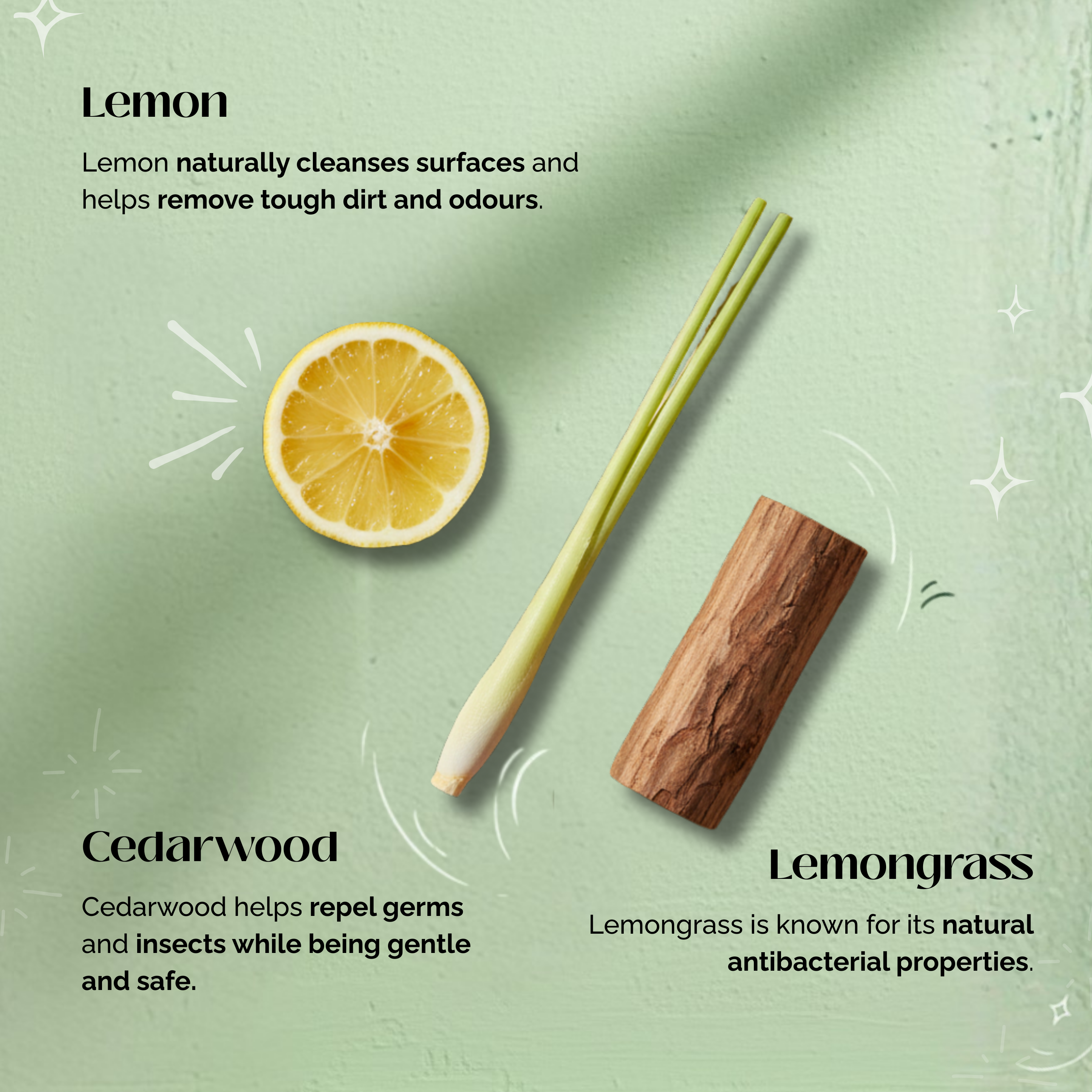 Lemon Floor Wash — Infused with Lemon Grass & Cedarwood Essential Oils