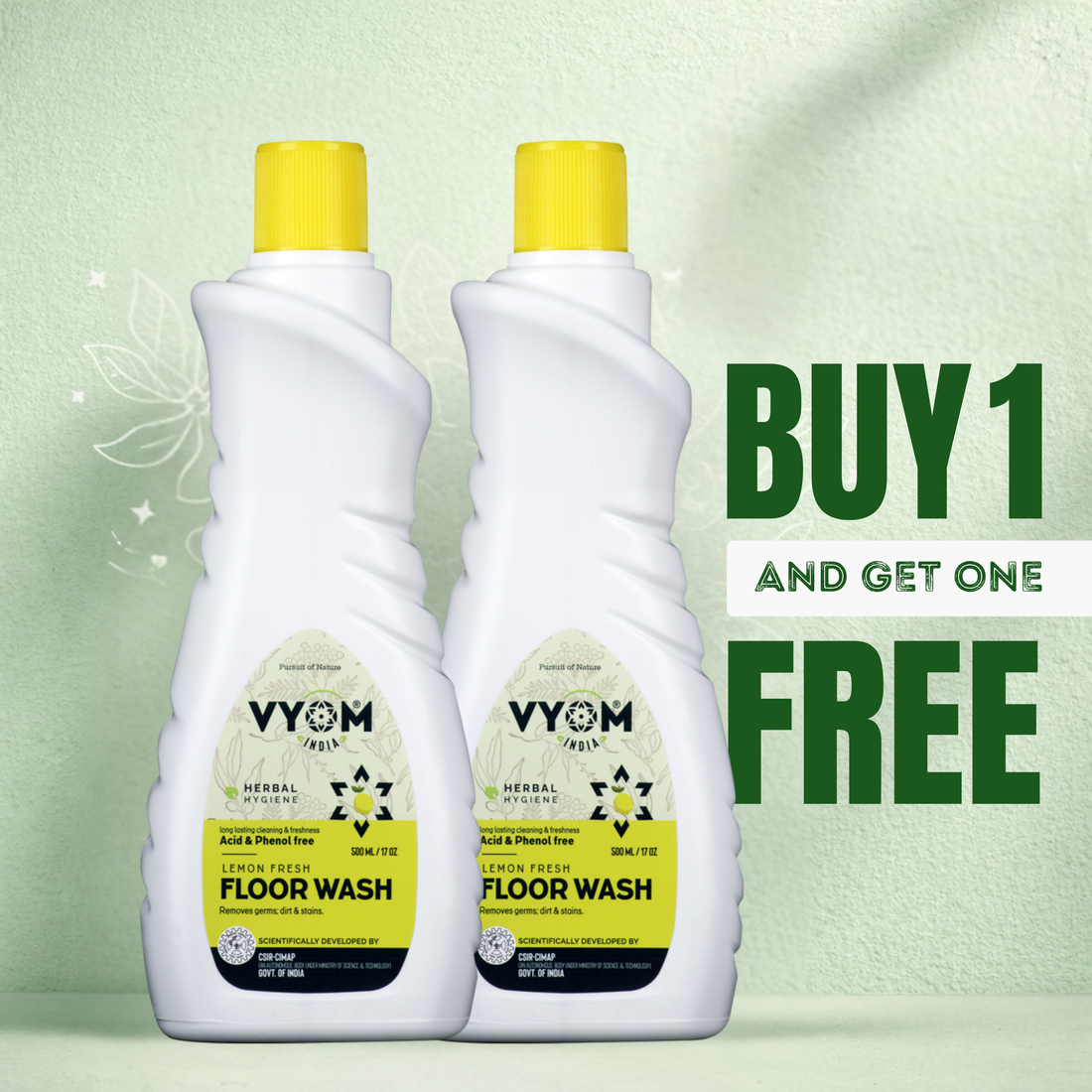 Lemon Floor Wash — Infused with Lemon Grass & Cedarwood Essential Oils