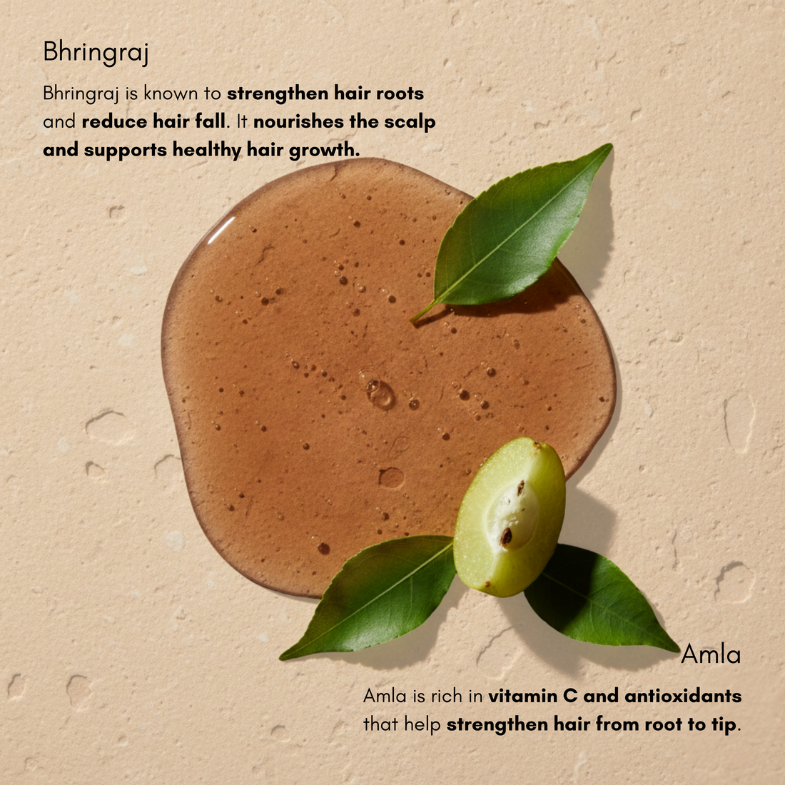 Anti‑Hairfall Bhringraj & Amla Shampoo with Reetha & Shikakai
