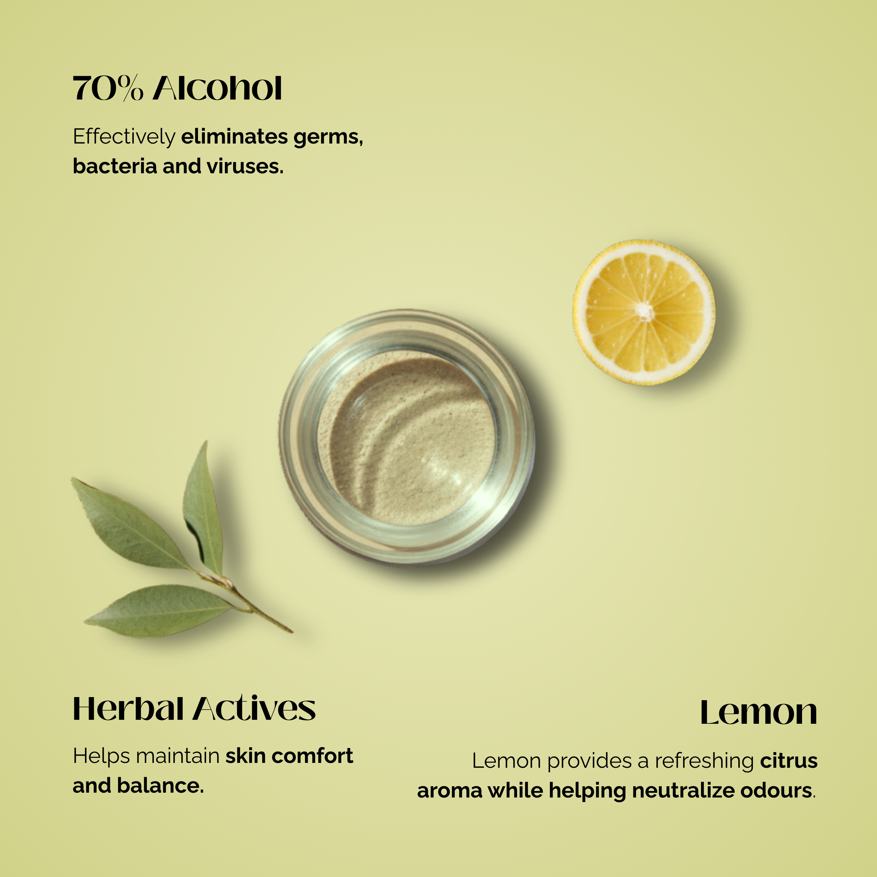 Gel Hand Sanitizer— 70% Alcohol Based